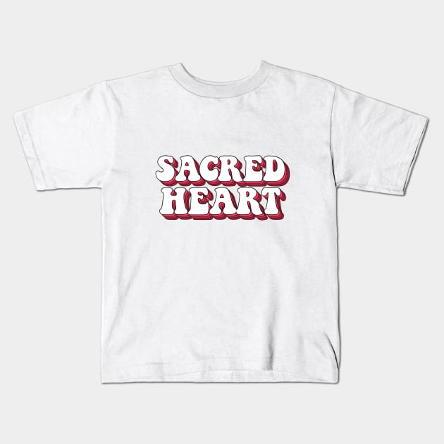 sheart lettering Kids T-Shirt by Rpadnis